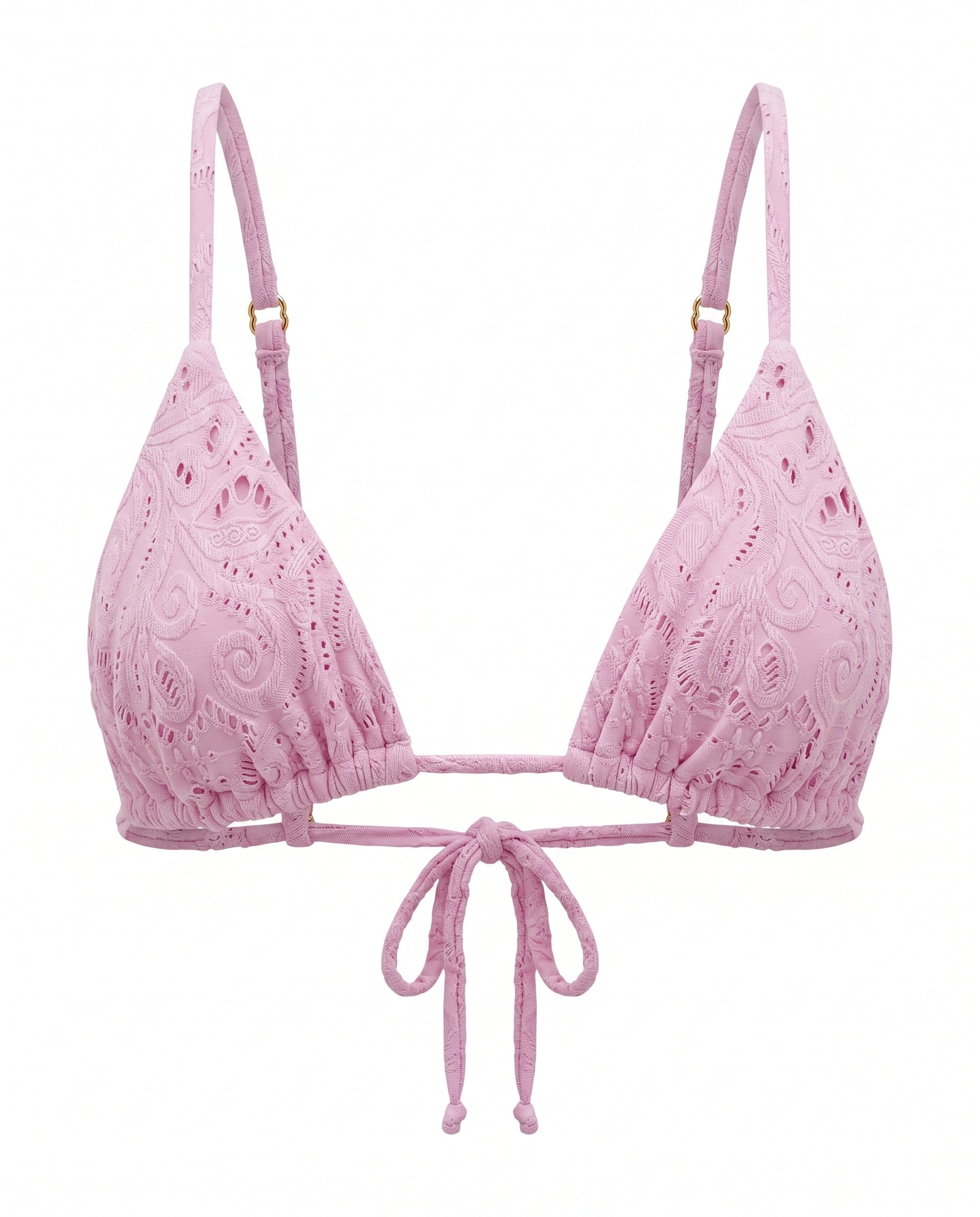 Capri ojalillo Top Rosa