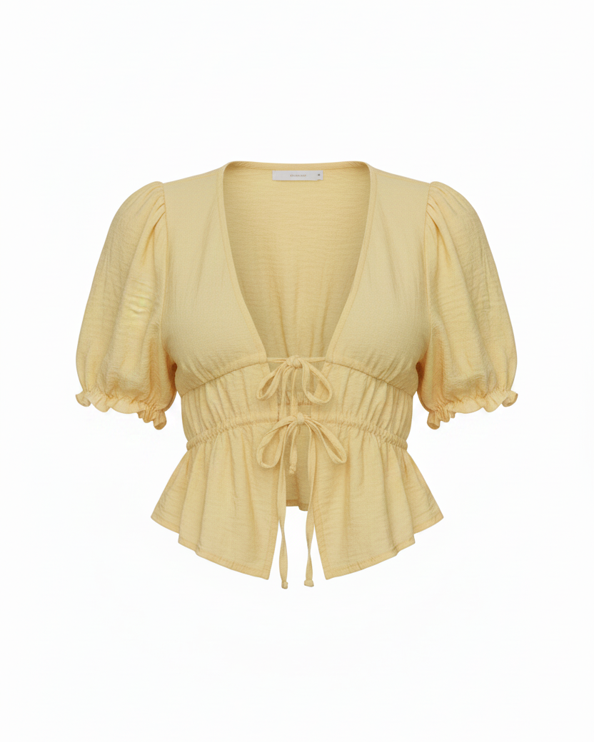 Blusa Macarena Mantequilla